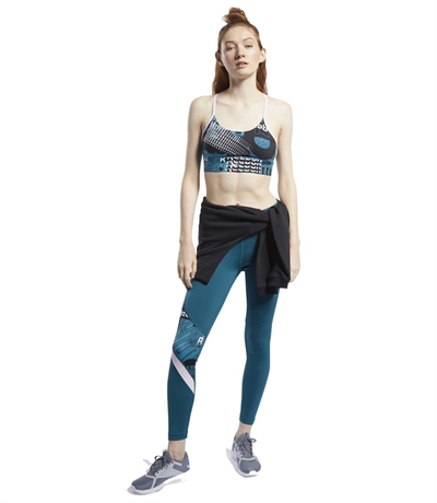 Reebok Wor Myt Aop Bra Hert Sporcu Sutyeni Cok Renkli Fitmoda
