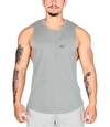 MuscleCloth Elite Kolsuz T-Shirt Gri