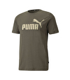 Puma Ess Logo Tee T-Shirt Yeşil