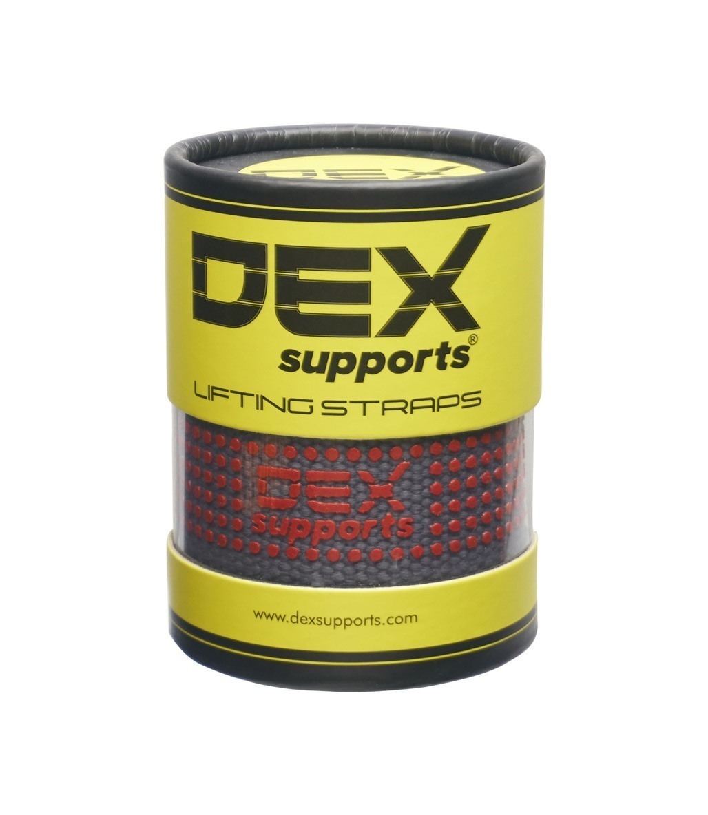 Dex Supports Lifting Strap Gri Kırmızı