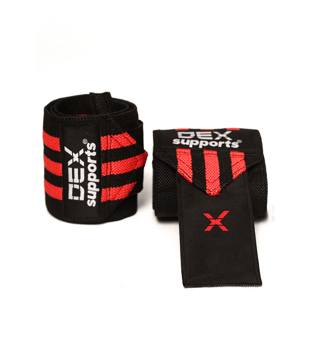 Dex Supports Wrist Wraps Siyah Kırmızı