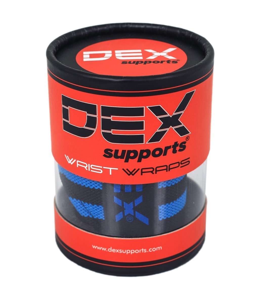 Dex Supports Wrist Wraps Siyah Mavi