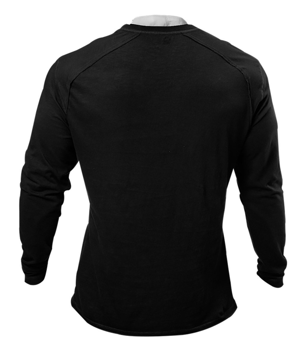 GASP Throwback Uzun Kollu T-Shirt Siyah