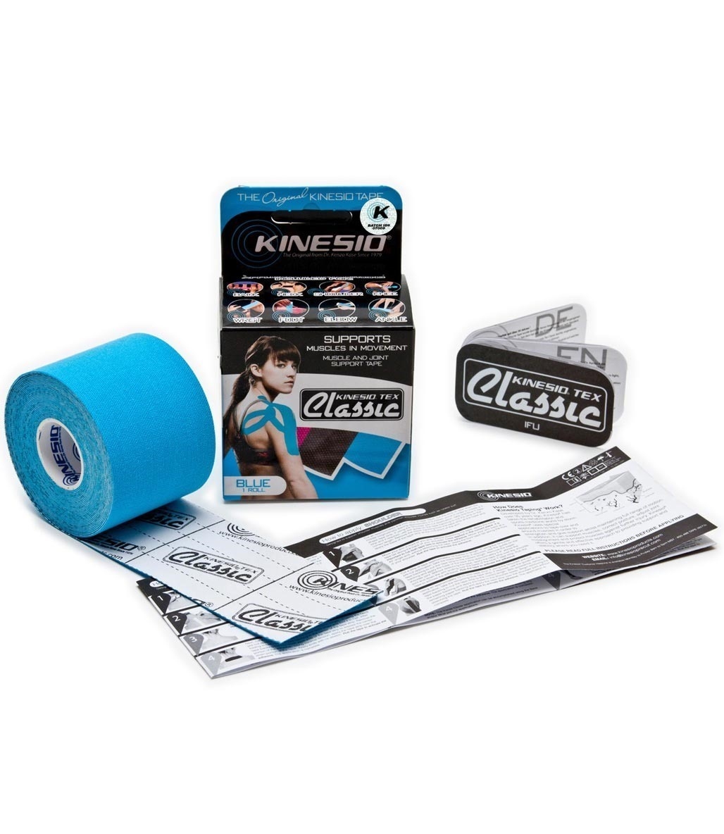 Kinesio Tape Tex Classic 5 cm X 4 m Ağrı Bandı Mavi