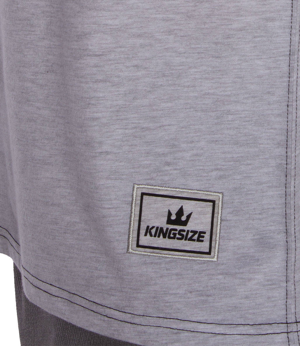Kingsize Sbd Antrenman T-Shirt Açık Gri Melanj