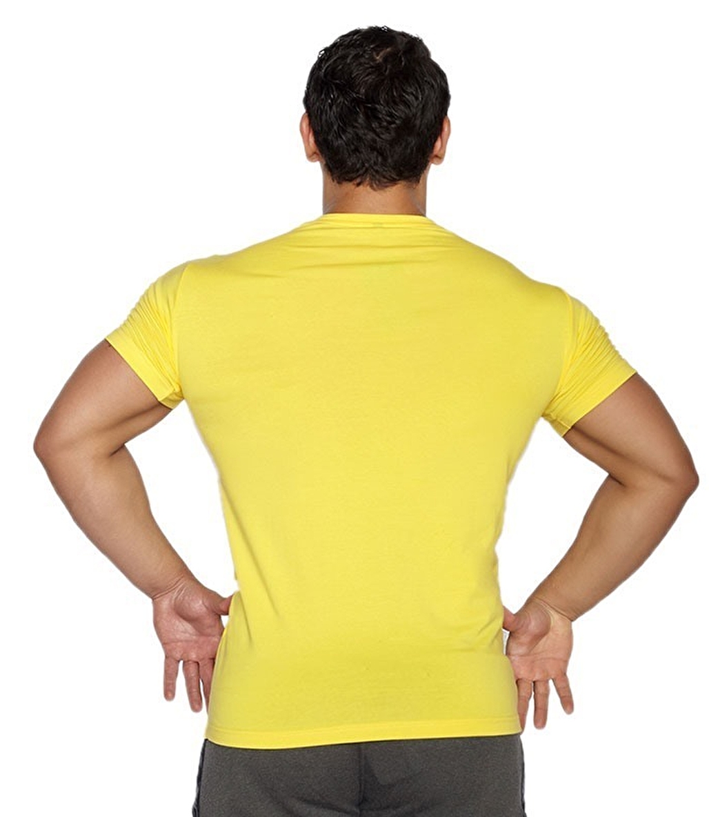 MuscleCloth Basic T-Shirt Sarı