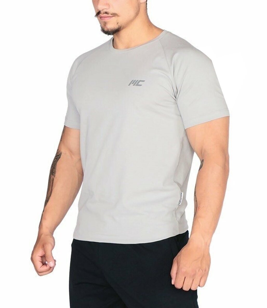 MuscleCloth Elite Reglan T-Shirt Gri
