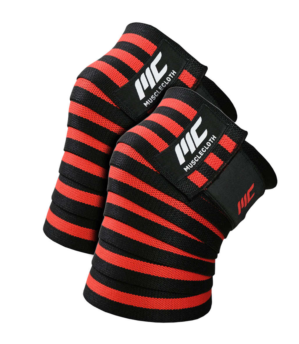 MuscleCloth Pro Wrist Wraps + Pro Knee Wraps Diz Bandajı