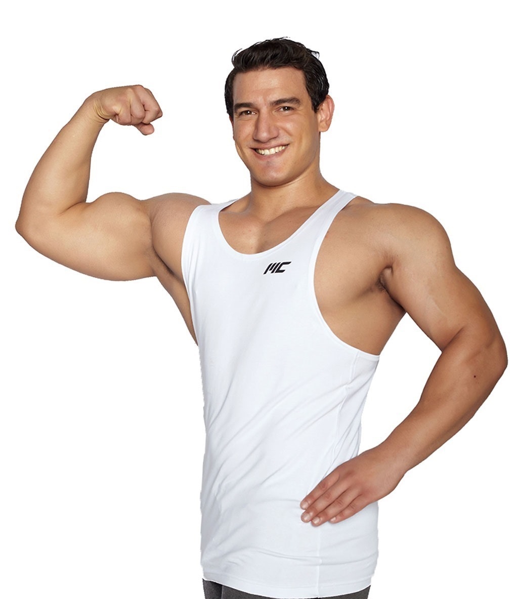 MuscleCloth Training Fitness Atleti Beyaz