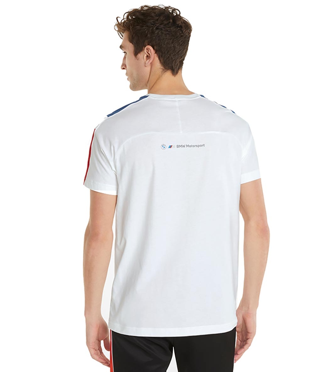 Puma Bmw Mms T7 Kısa Kollu T-Shirt Beyaz