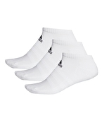 Adidas Cush Low 3'lü Çorap Beyaz