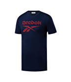 Reebok Rı Big Logo Kısa Kollu T-Shirt Mavi