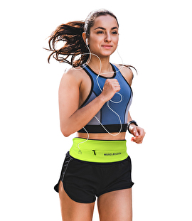 MuscleCloth Running Belt Bel Çantası Sarı