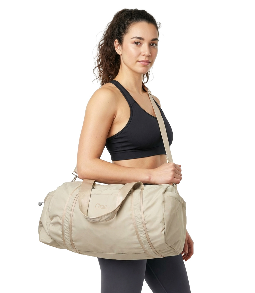 Clean Powders Fit Spor Çanta Bej