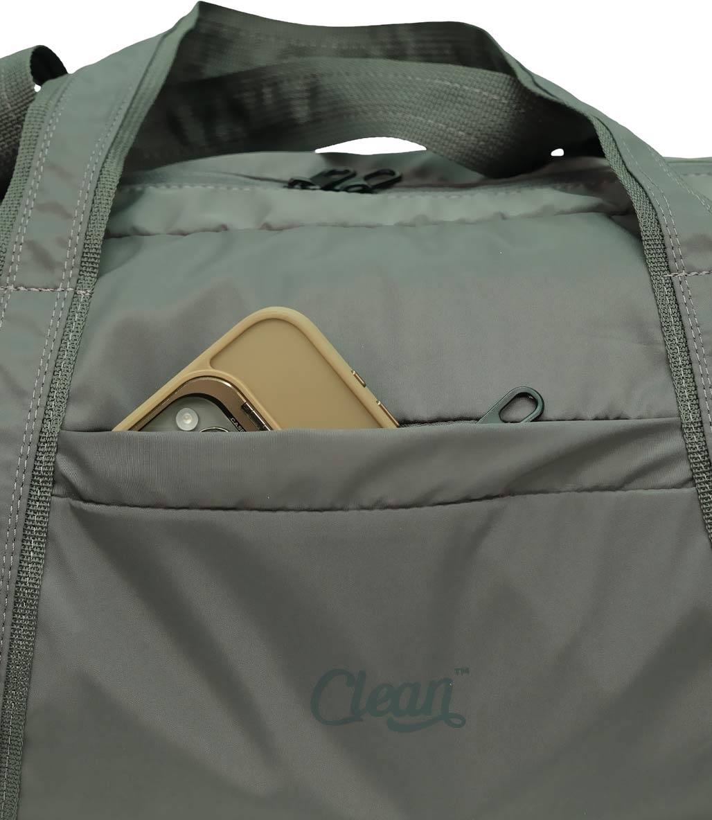 Clean Powders Fit Spor Çanta Gri