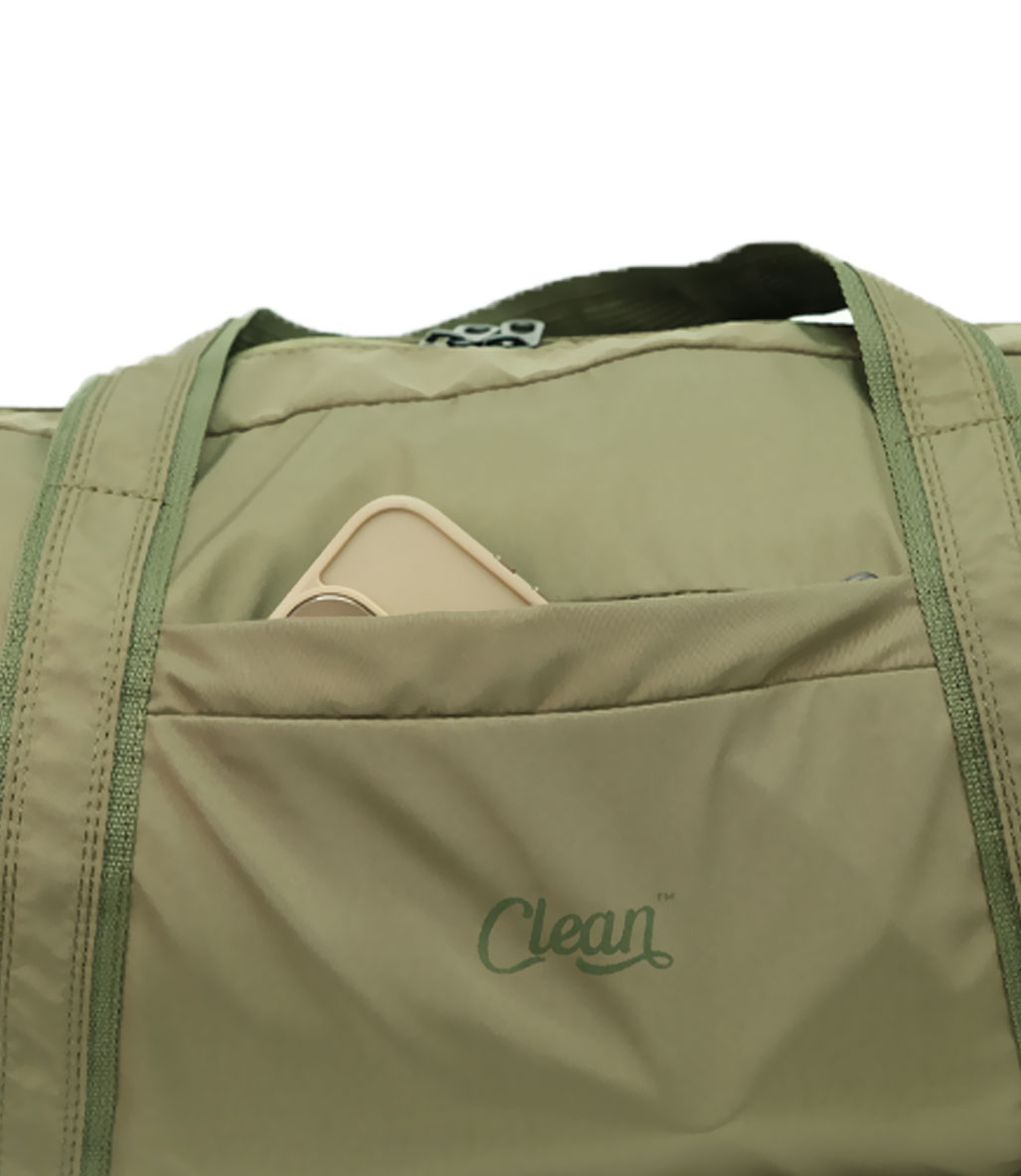 Clean Powders Fit Spor Çanta Haki
