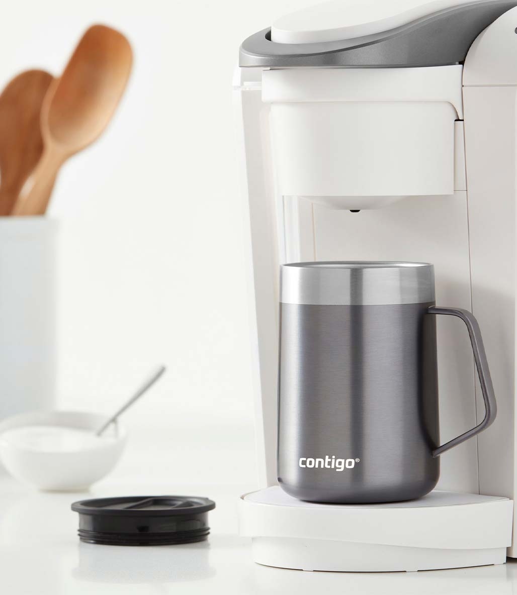 Contigo Streeterville ThermaLock Vakumlu Termos Kupa 420 ml Koyu Gri