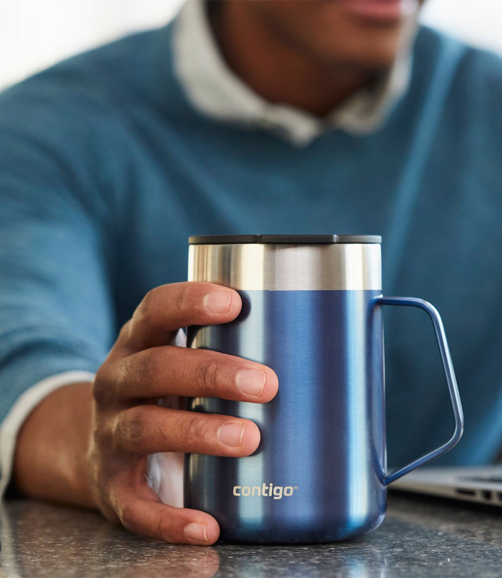 Contigo Streeterville ThermaLock Vakumlu Termos Kupa 420 ml Mavi