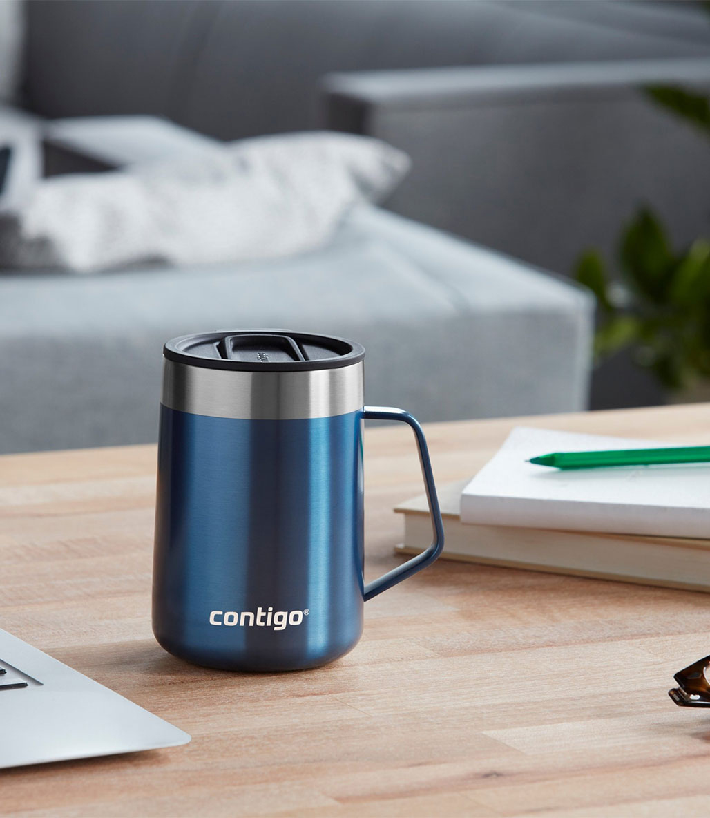 Contigo Streeterville ThermaLock Vakumlu Termos Kupa 420 ml Mavi