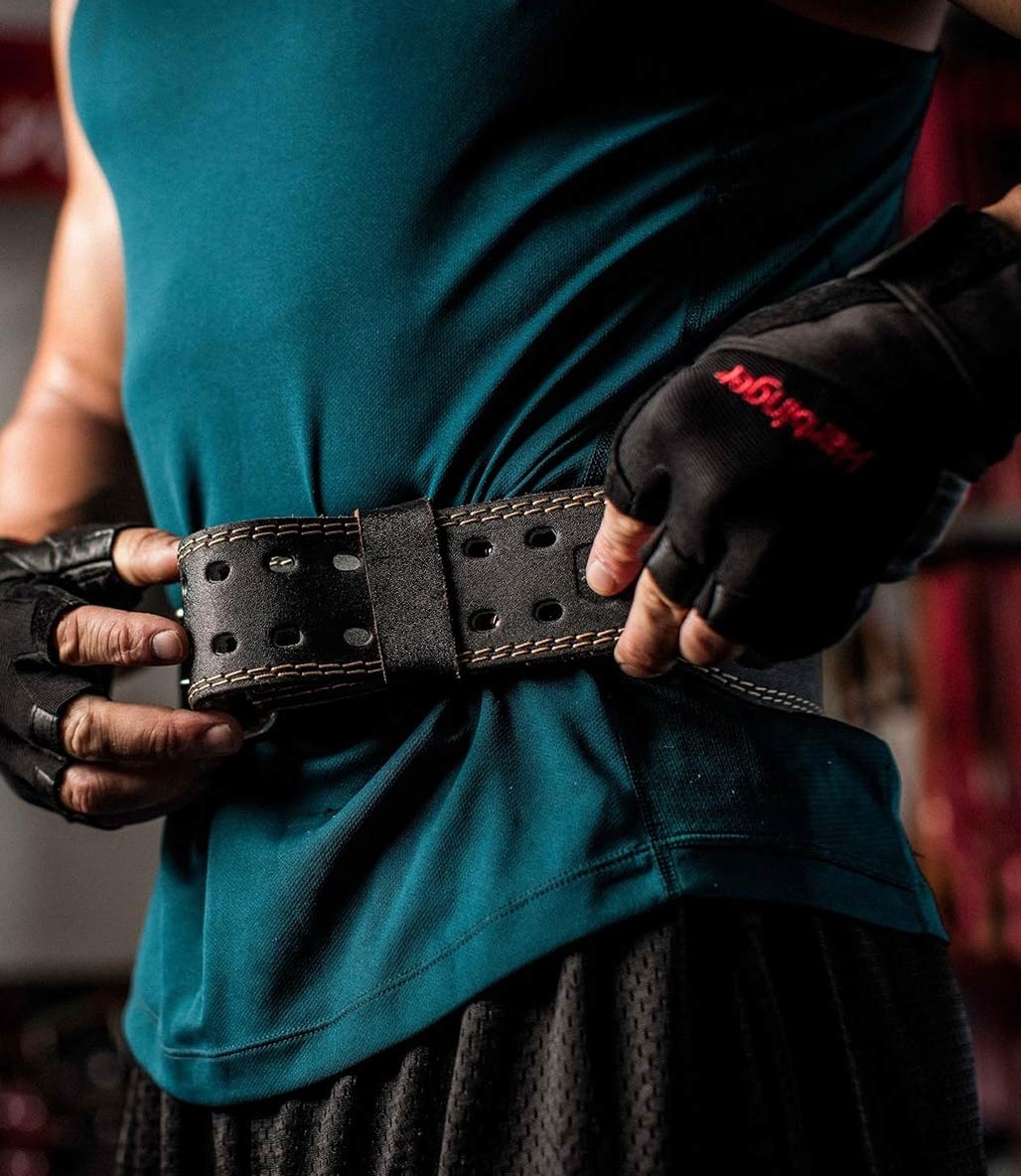 Harbinger 4'' Padded Leather Belt Deri Ağırlık Kemeri Siyah