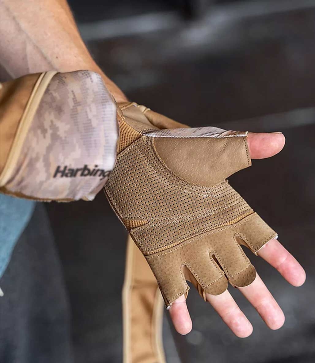 Harbinger Pro Wristwrap Fitness Eldiveni Kamuflaj