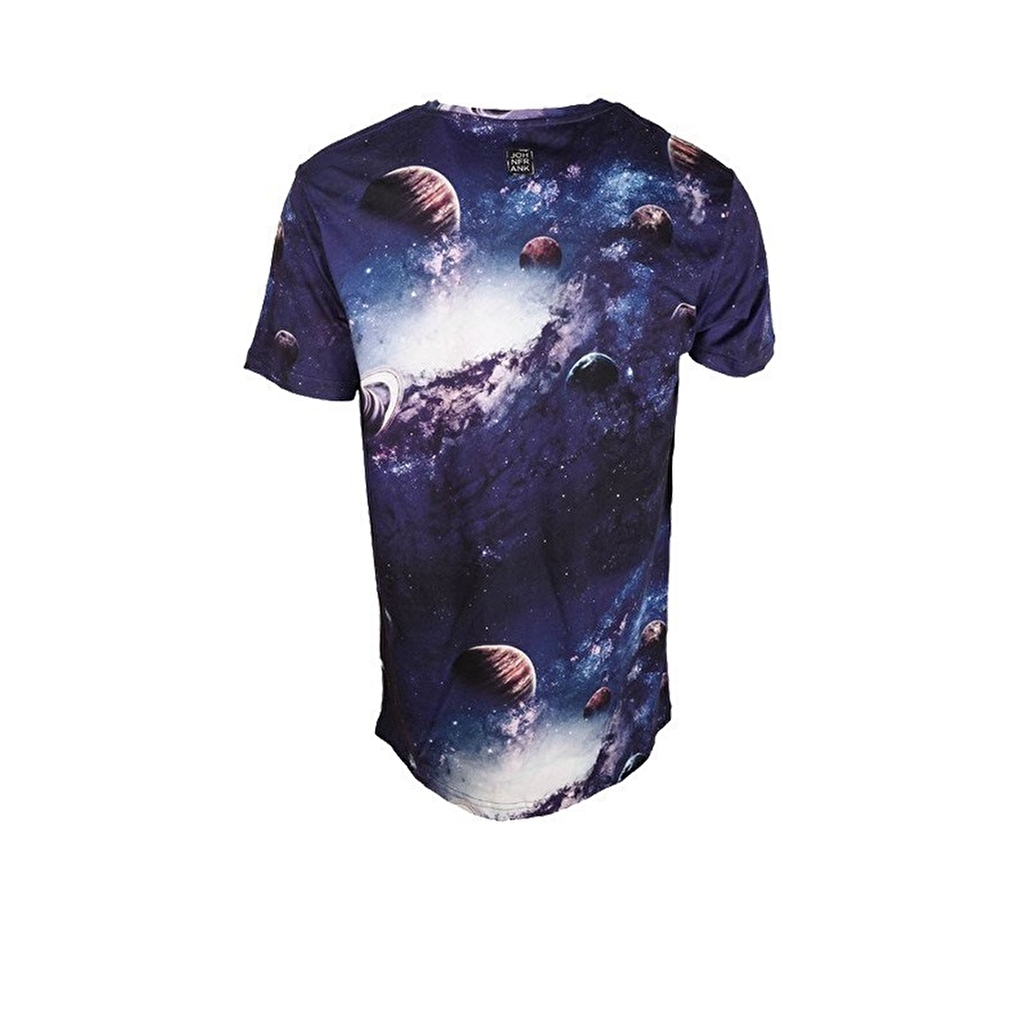 John Frank Baskılı Dijital T-Shirt Deep