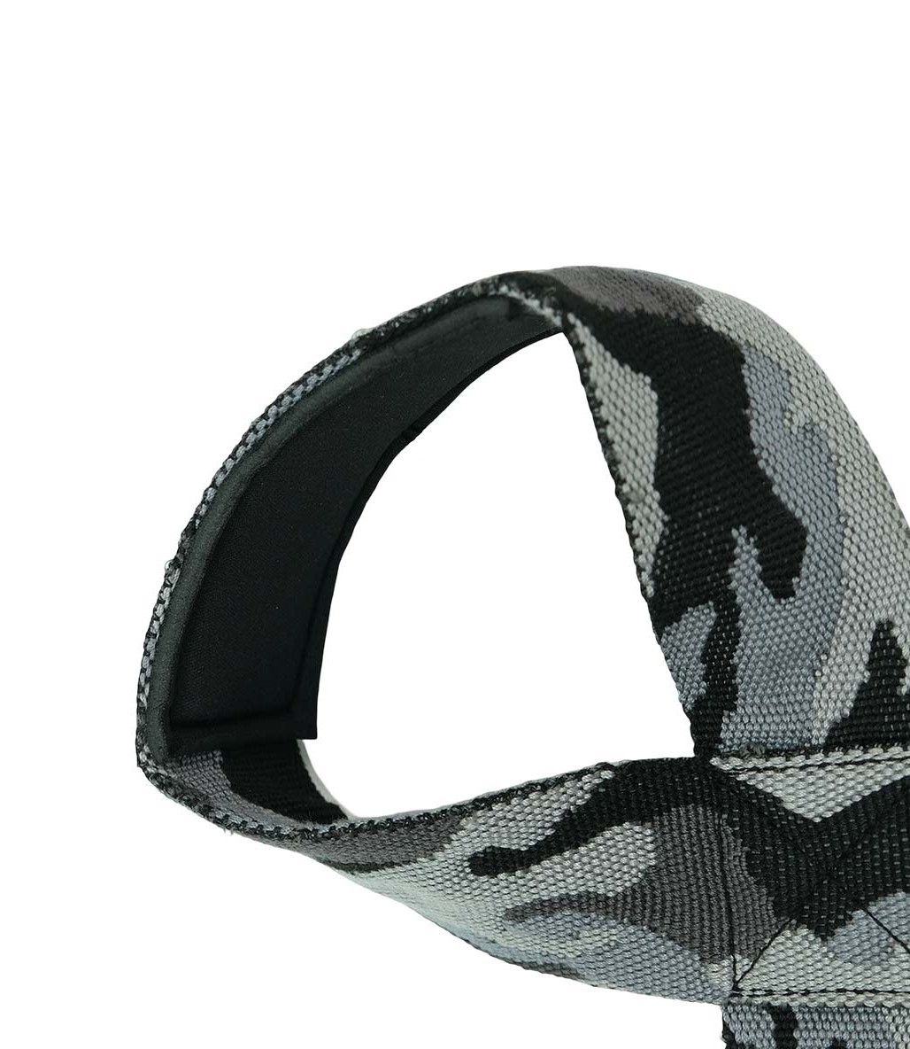 Kingsize 8 Loop Padded Lifting Straps Kamuflaj