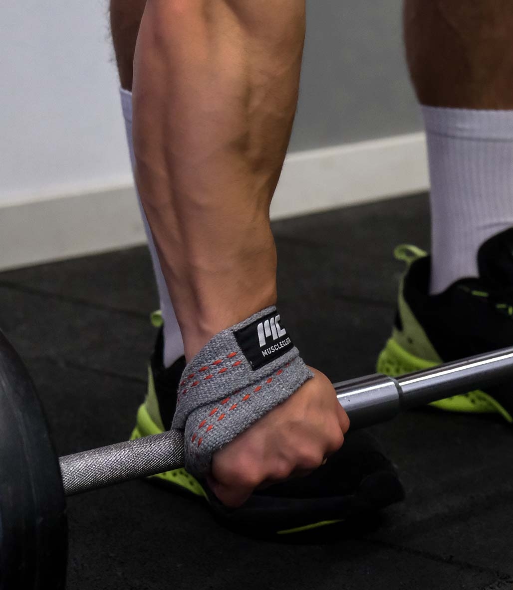 MuscleCloth 8 Loop Lifting Straps Gri