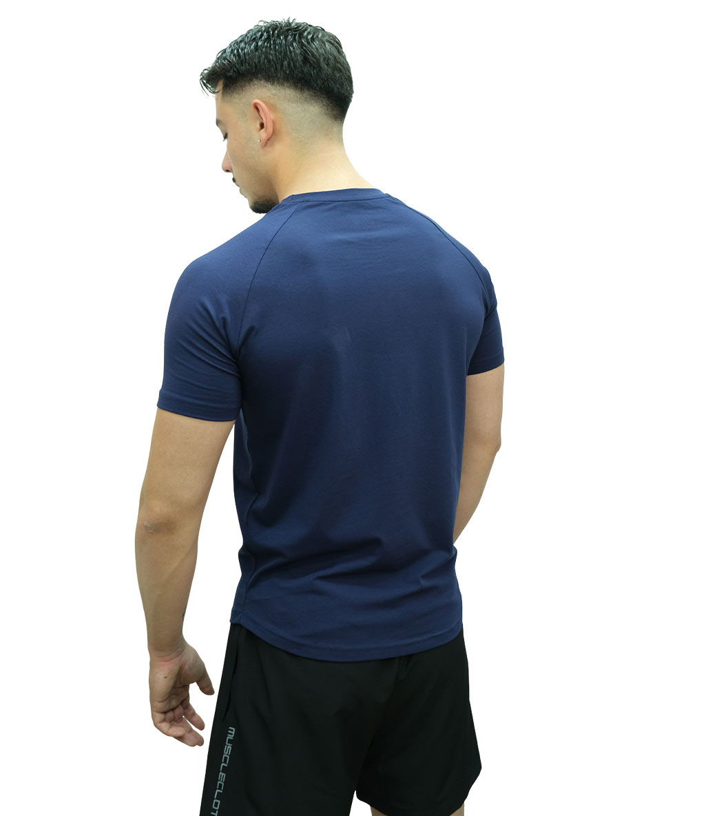 MuscleCloth Elite Reglan T-Shirt Lacivert