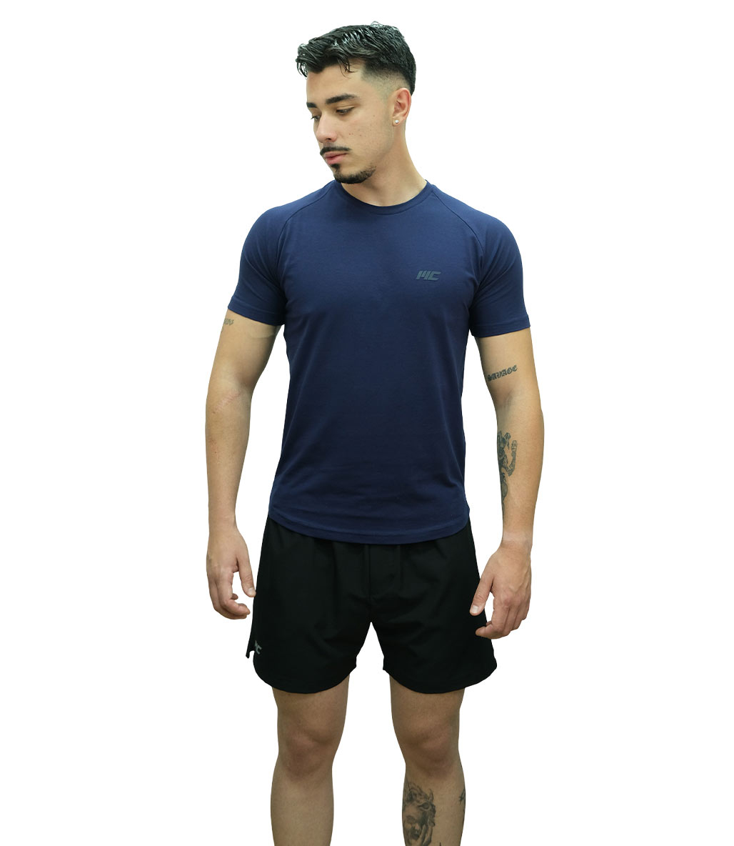 MuscleCloth Elite Reglan T-Shirt Lacivert