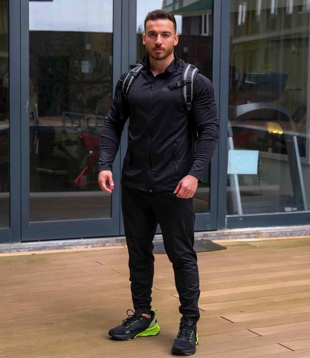 MuscleCloth Glory Sırt Çantası Gri Siyah