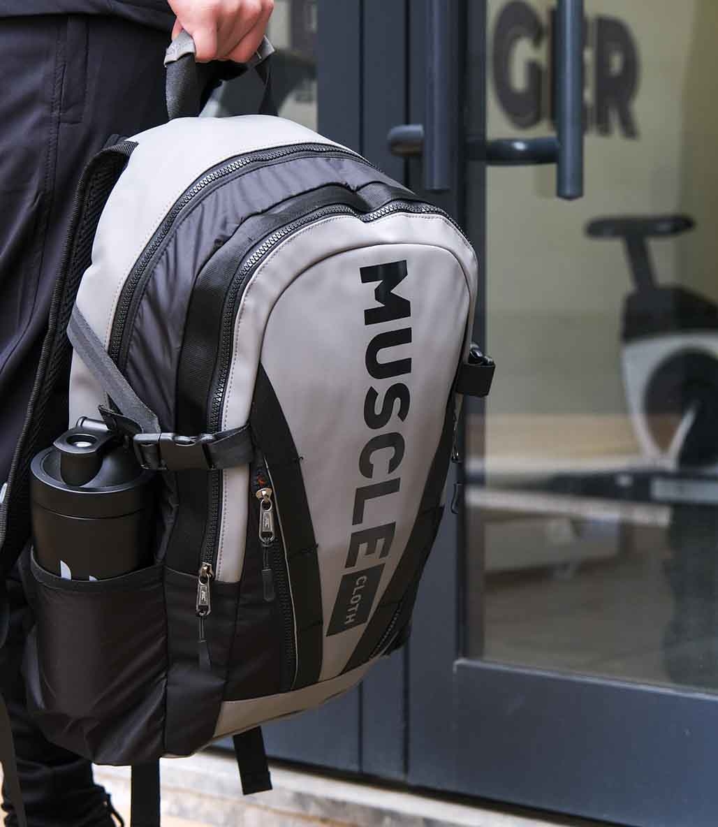 MuscleCloth Glory Sırt Çantası Gri Siyah