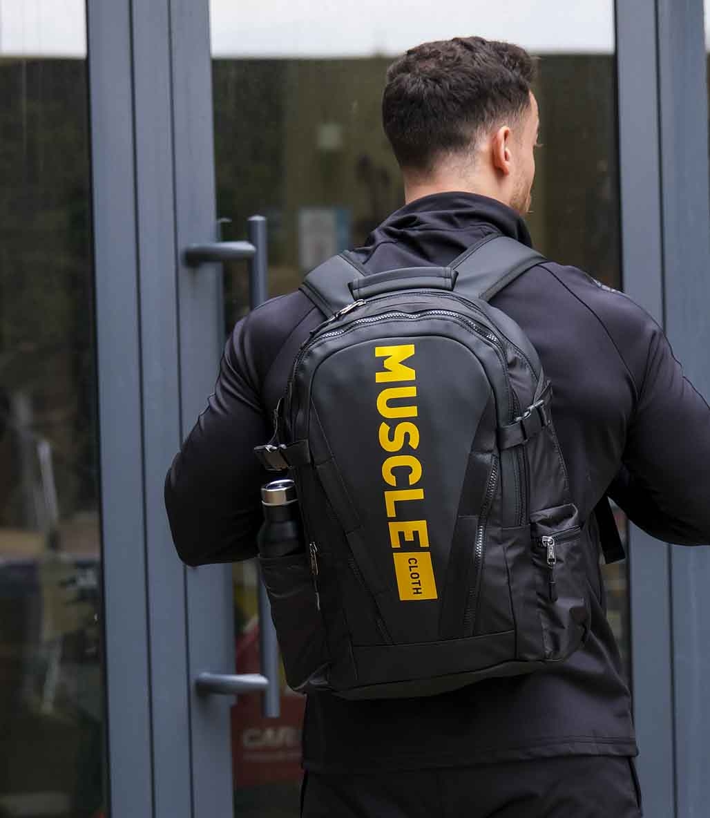MuscleCloth Glory Sırt Çantası Siyah Turuncu