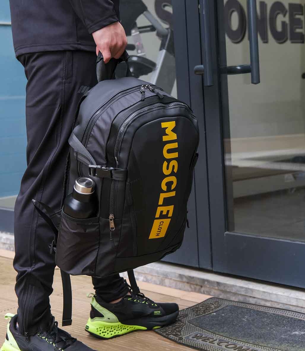 MuscleCloth Glory Sırt Çantası Siyah Turuncu
