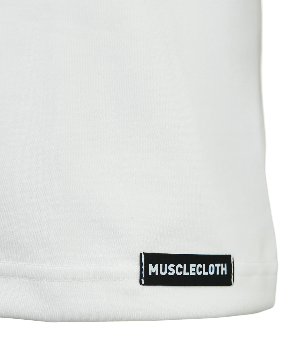 MuscleCloth Heavyweight Oversize T-Shirt Beyaz
