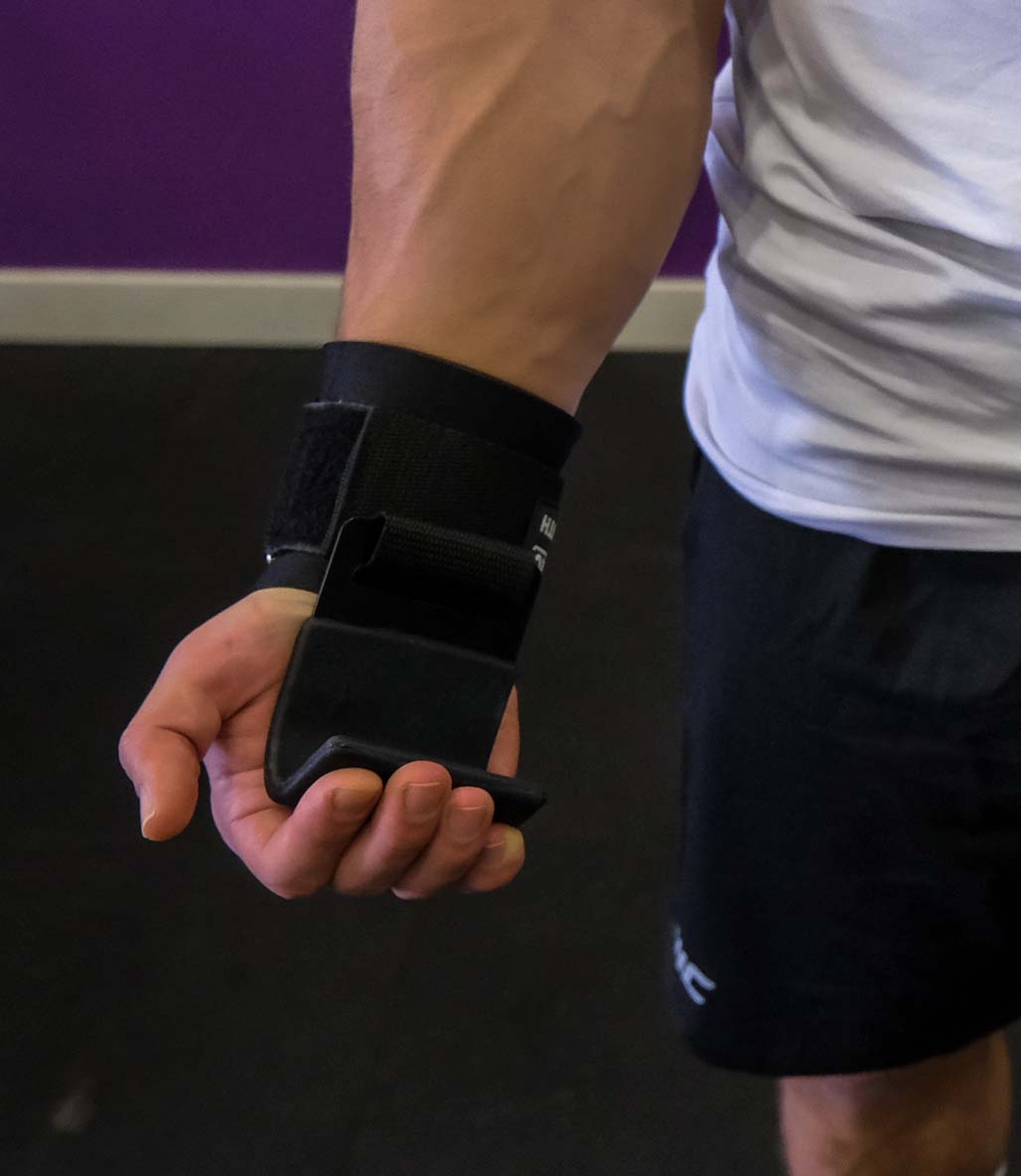 MuscleCloth Lifting Hooks Ağırlık Kaldırma Kancası Siyah