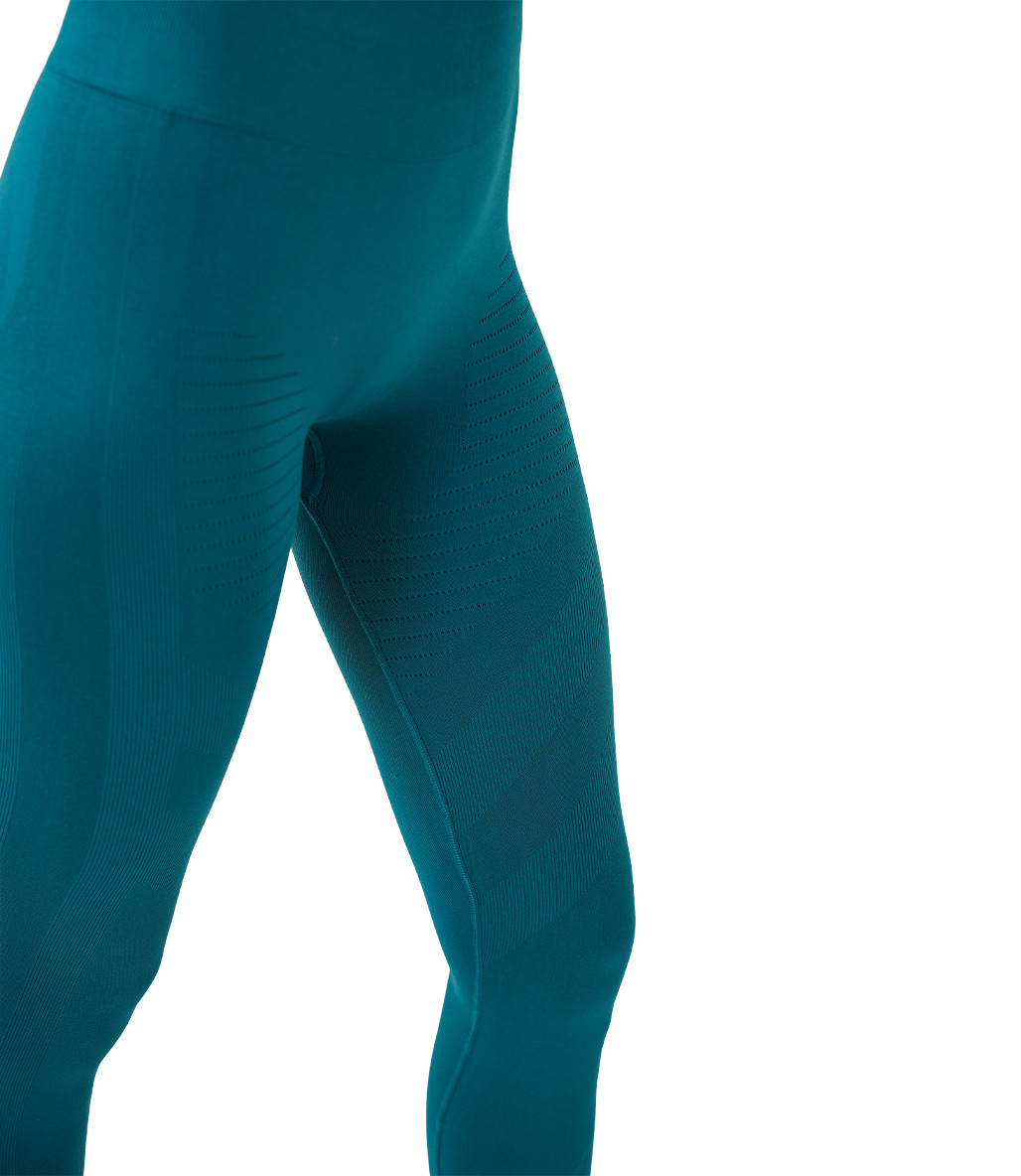 MuscleCloth Nova Seamless Desenli Push-Up Tayt Cool Blue