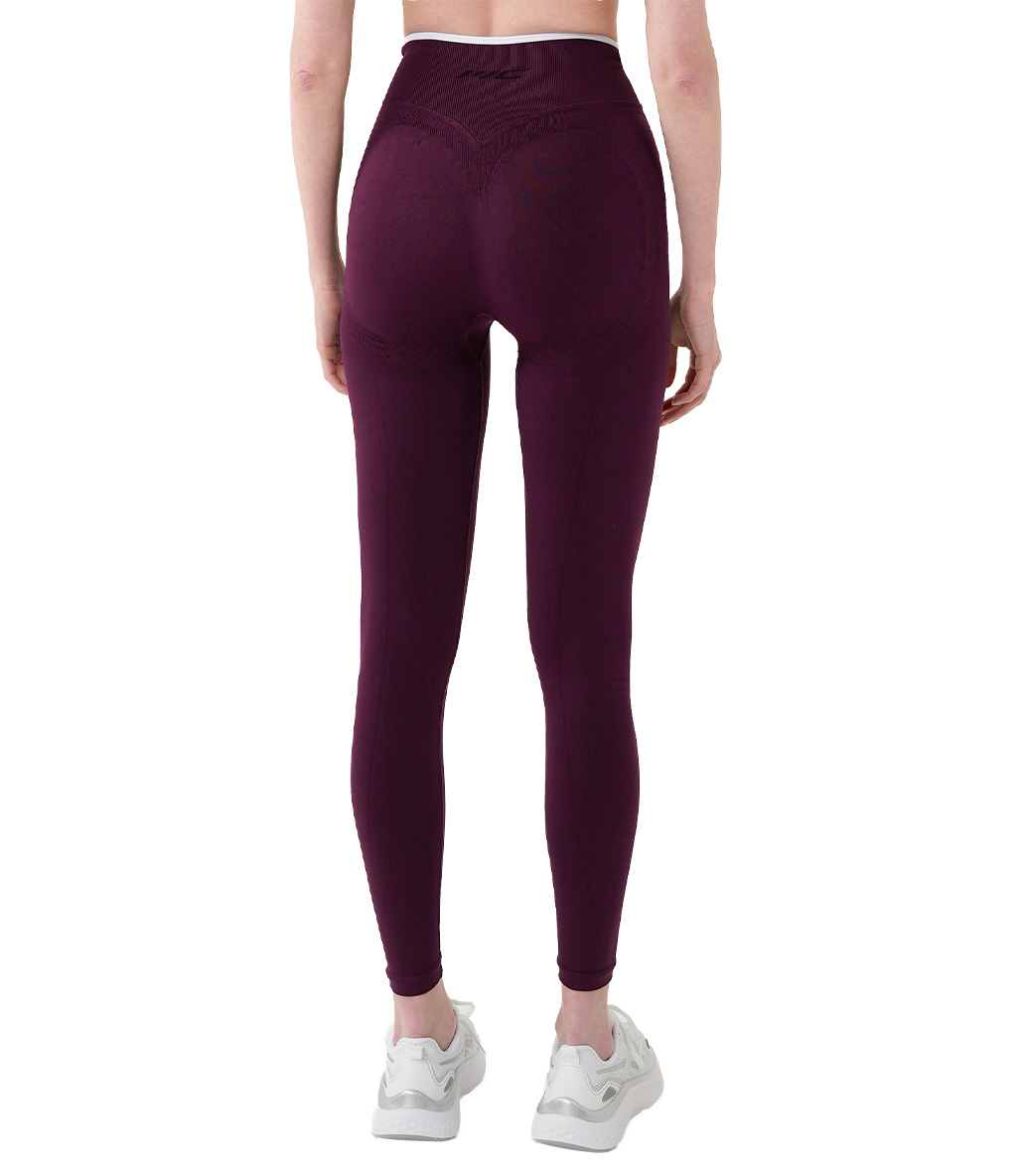 MuscleCloth Nova Seamless Sport Tayt Bordo