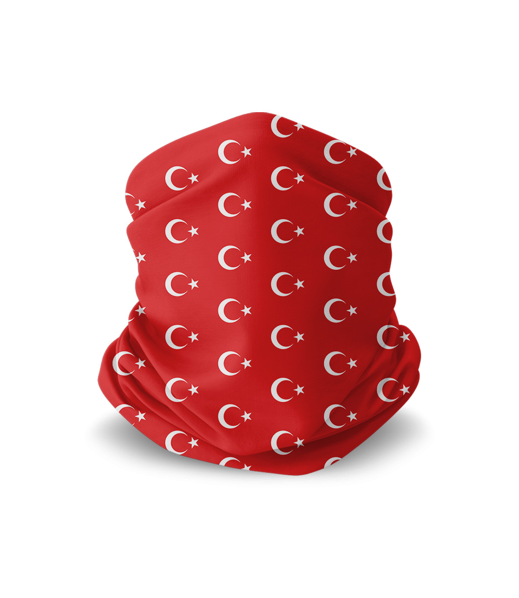 MuscleCloth Çok Amaçlı Boyunluk Ay Yıldız