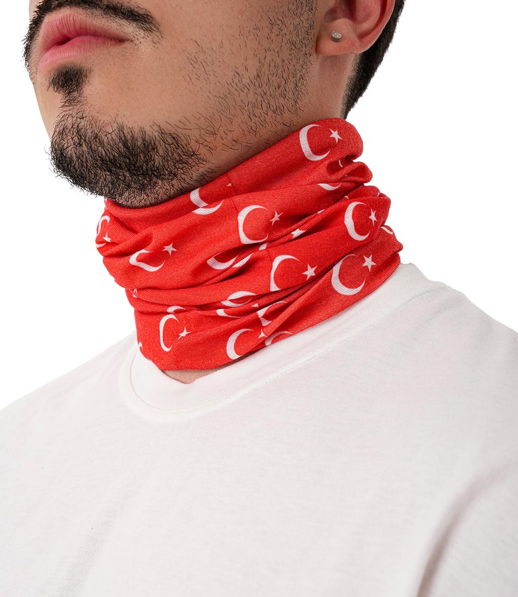 MuscleCloth Çok Amaçlı Boyunluk Ay Yıldız