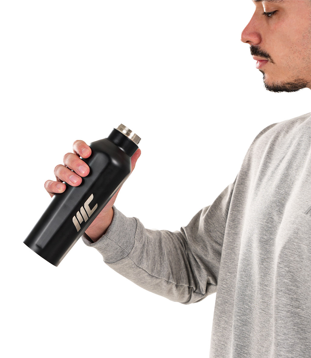 MuscleCloth Paslanmaz Çelik Termos 500 ml Siyah
