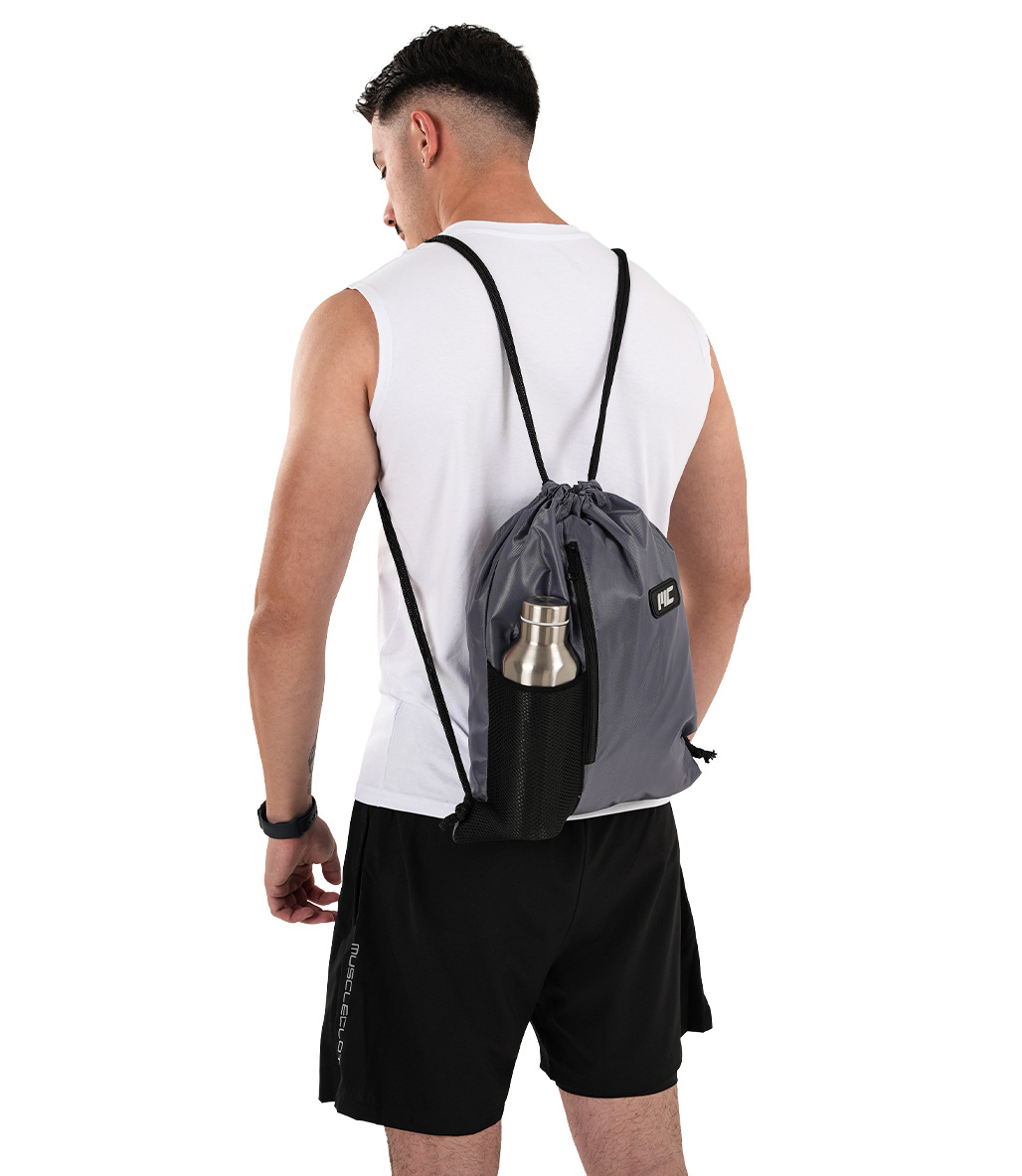 MuscleCloth Players Sackpack Spor Çanta Gri