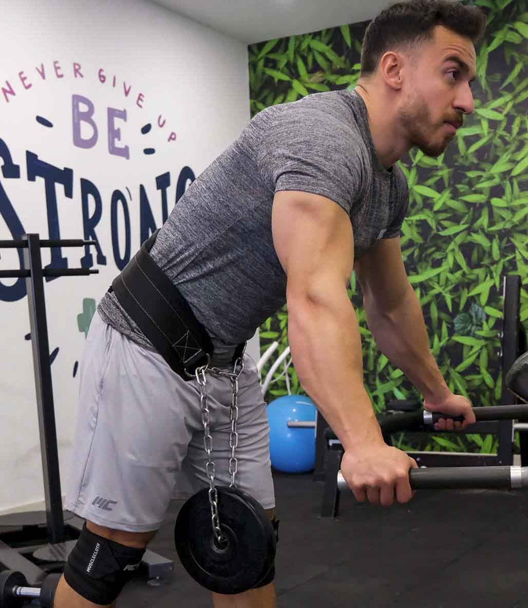 MuscleCloth PN-X Dip Belt Ağırlık Kemeri Siyah