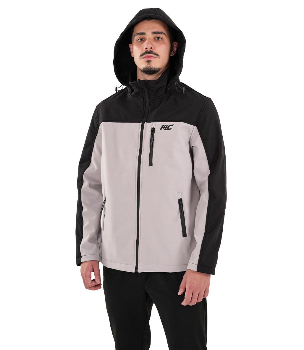 MuscleCloth Pro 2 Softshell Mont Siyah Gri