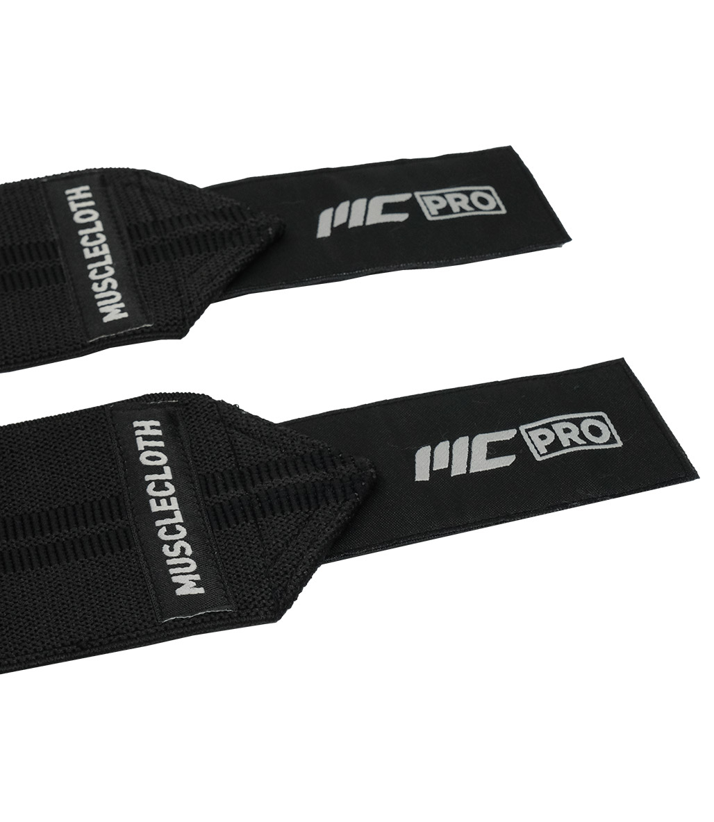 MuscleCloth Pro Wrist Wraps 2'li Paket Siyah