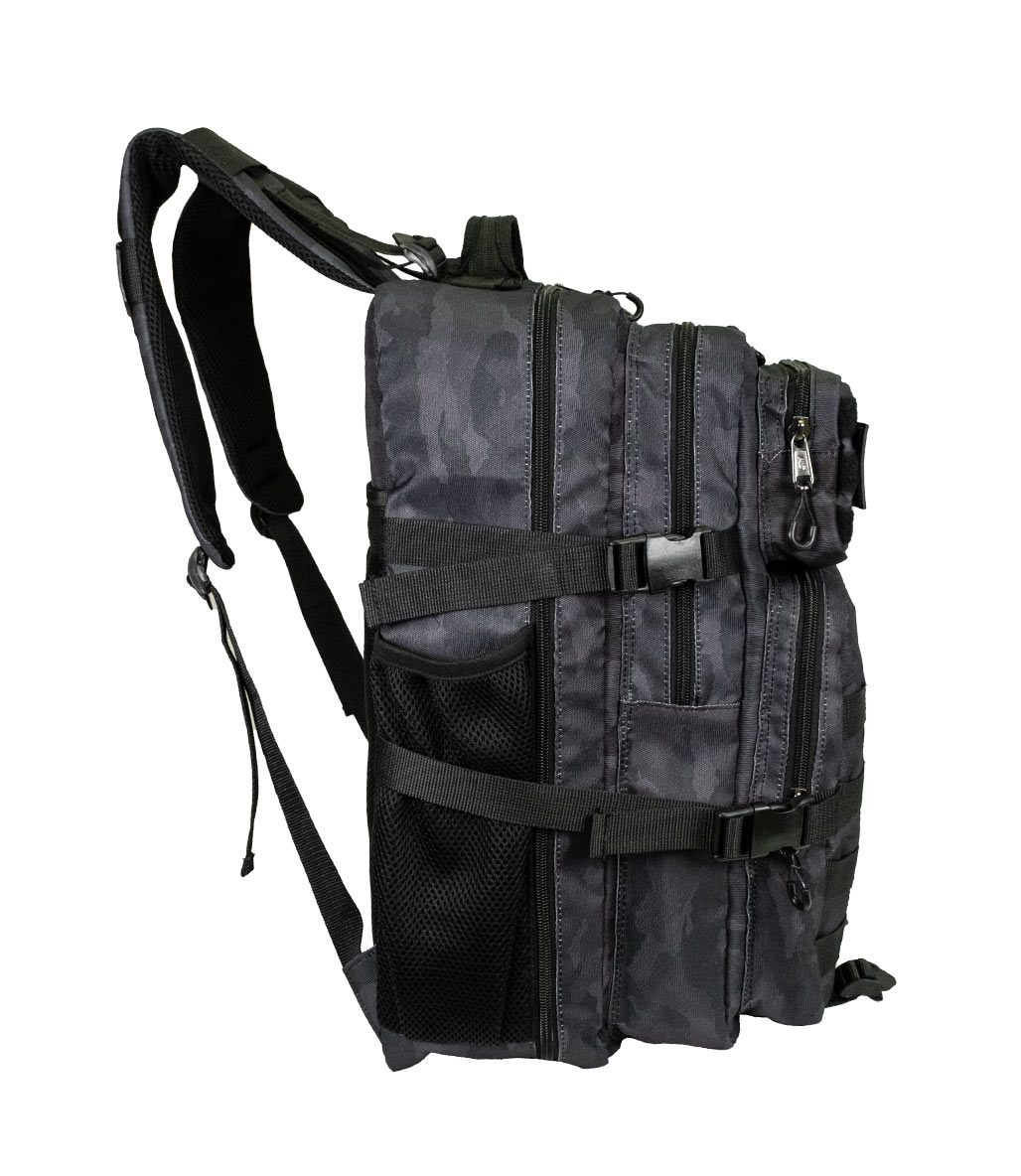 MuscleCloth Tactical Sırt Çantası Siyah Kamuflaj
