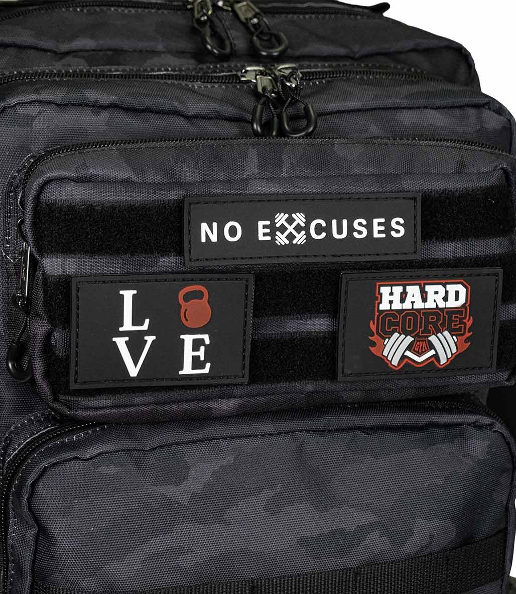 MuscleCloth Tactical Sırt Çantası Siyah Kamuflaj