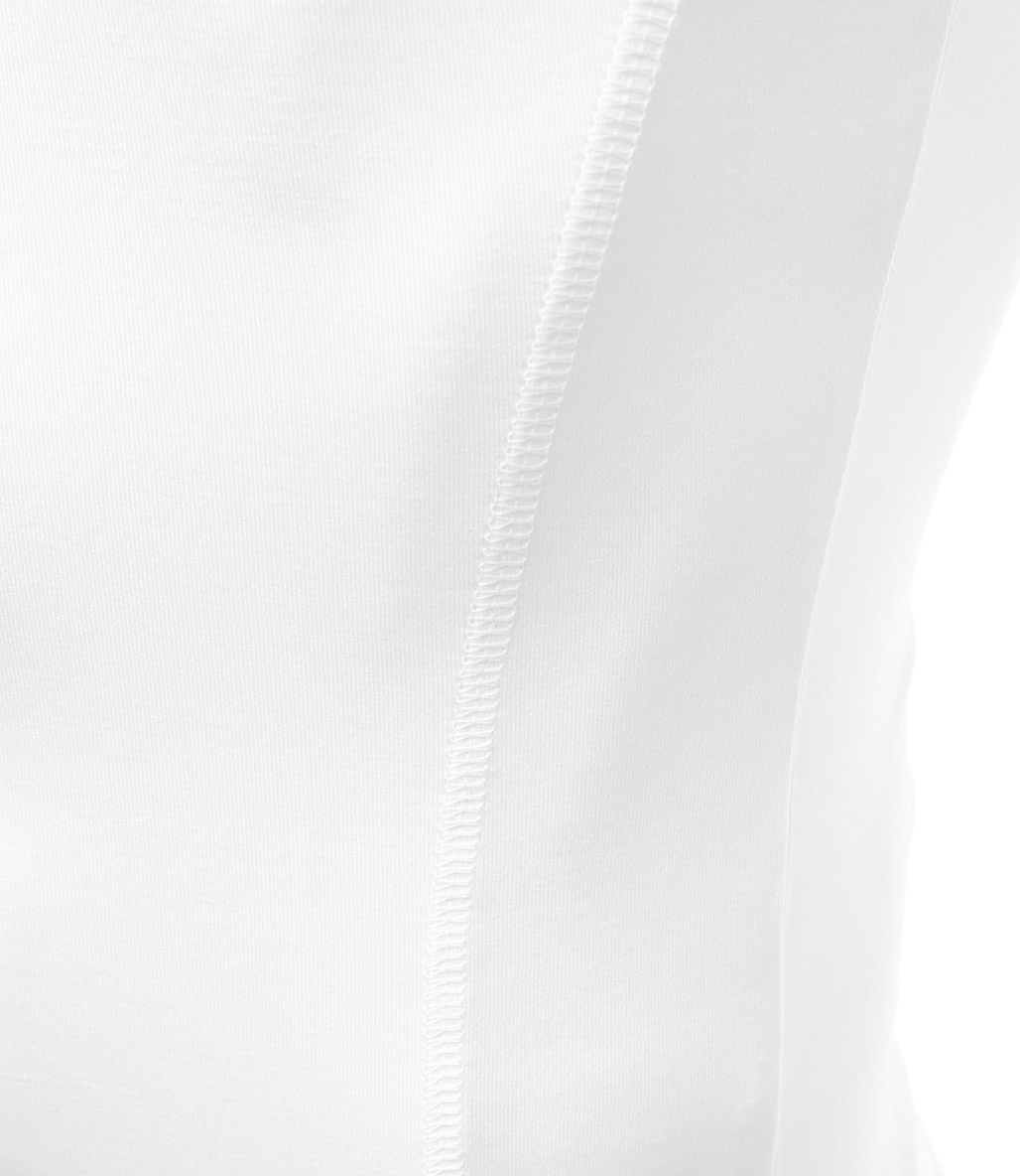 MuscleCloth Tech Kolsuz T-Shirt Beyaz