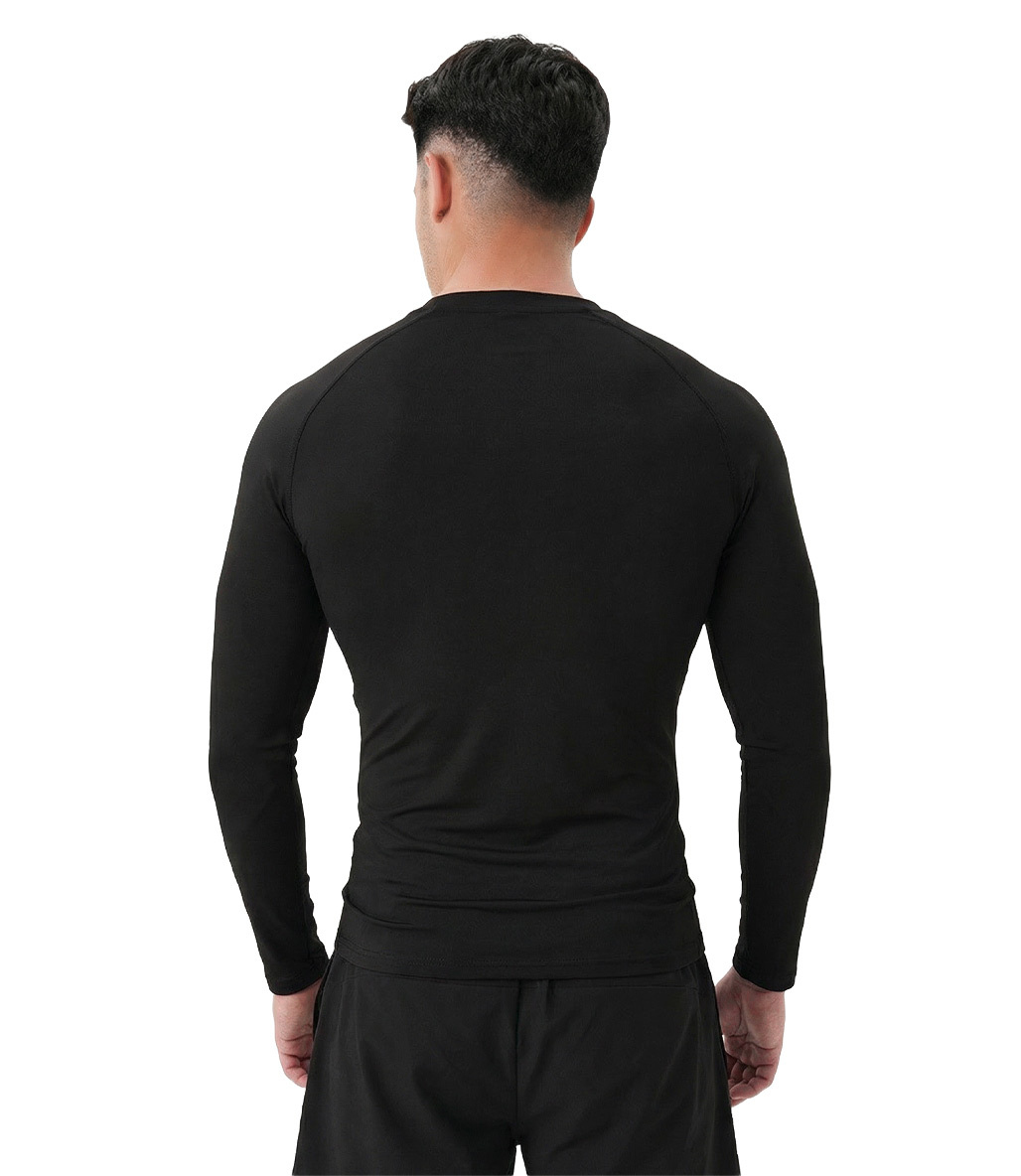 MuscleCloth Tech Uzun Kollu T-Shirt Siyah