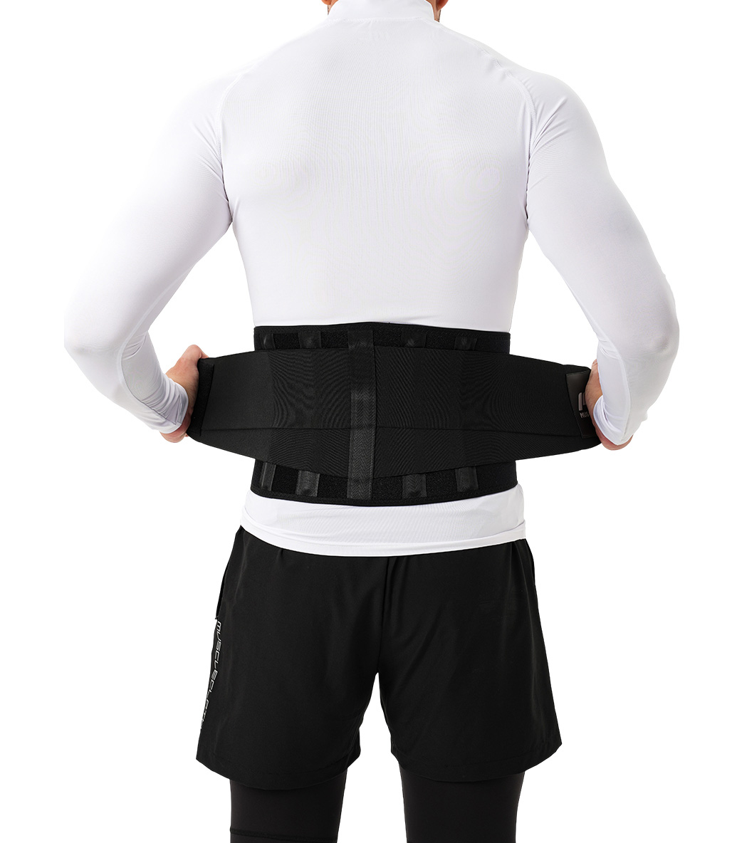MuscleCloth Termal Korseli Ağırlık Kemeri Siyah